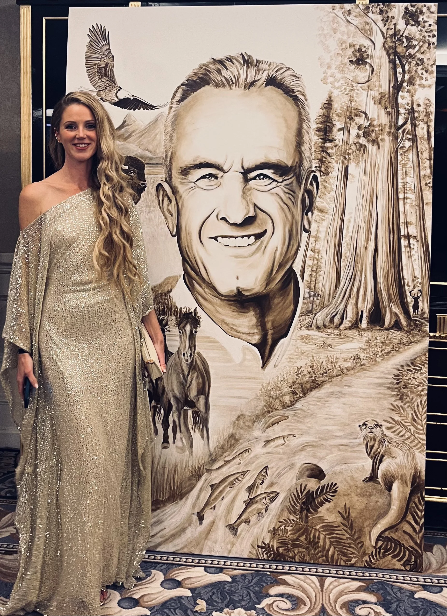 MAHA — Original Visionary Painting — original painting by Tiffany Love